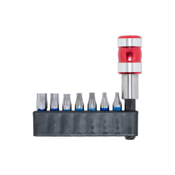 Assortiment d'embouts C6,3-1/4 L.25 + porte-embout TRTX10-T40 /S08