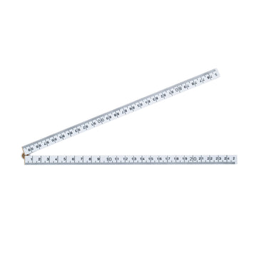 Folding rule, nylon, white 4396N 1M