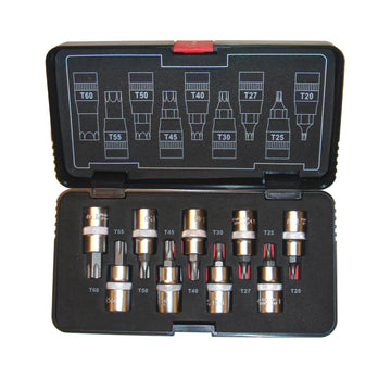 Socket set-screwdriver 1/2 TX 3112TXS S09