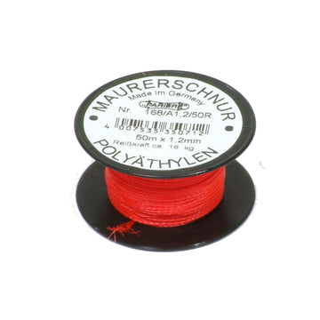 Fil de palissage, nylon, rouge 50 m x 0,5