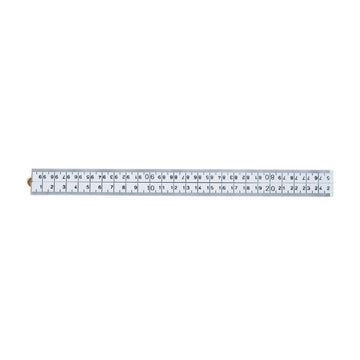 Folding rule, nylon, white 4396N 1M